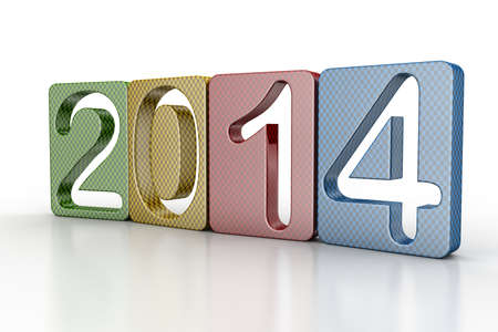 New year 2014の写真素材