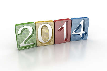 New year 2014の写真素材