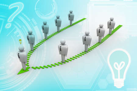 A group of peoples generate a networkの写真素材