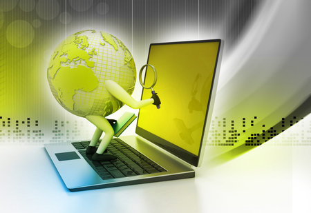 Global analysingの写真素材