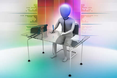 Business people in discussionの写真素材