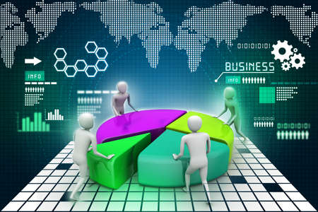 Team work, business conceptの写真素材