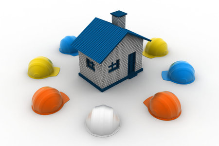 safety helmet use for construction home
