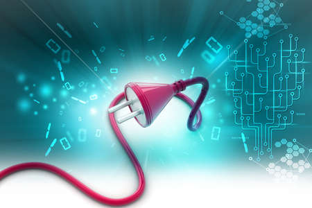 Electric plugの写真素材
