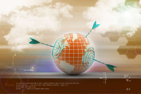 World targetの写真素材