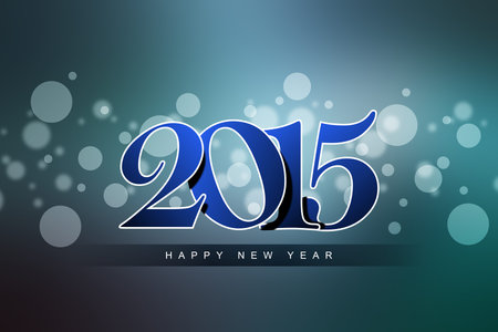 Happy New Year 2015 celebration concept
