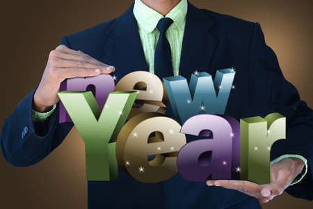 Happy New Year 2015 celebration conceptの写真素材