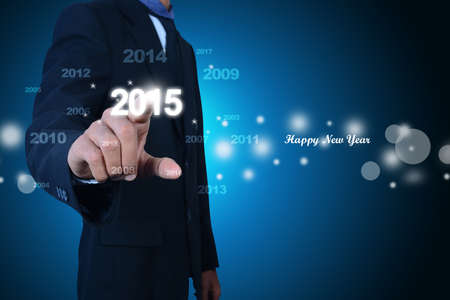 Happy New Year 2015 celebration conceptの写真素材