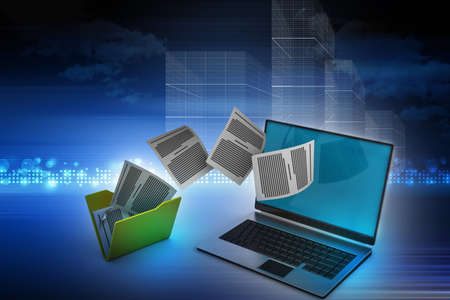 Data transferringの写真素材