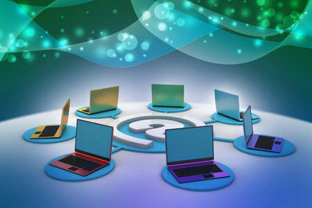 Computer networkの写真素材