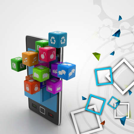 application icon conceptの写真素材