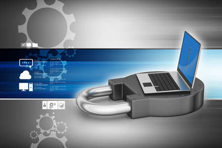 Internet security conceptの写真素材
