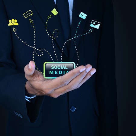 Social media conceptの写真素材