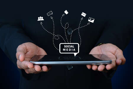 Social media conceptの写真素材