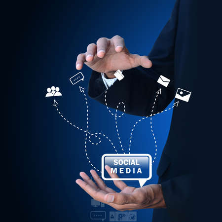 Social media conceptの写真素材