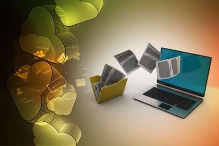 Data transferringの写真素材