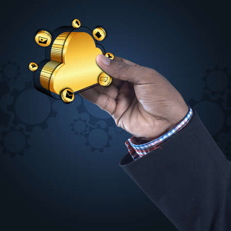 cloud computing conceptの写真素材