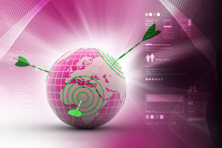 World targetの写真素材