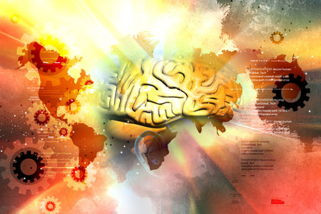 presentation of human brain