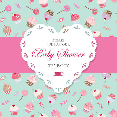 Elegant template with lacy cutout heart.のイラスト素材