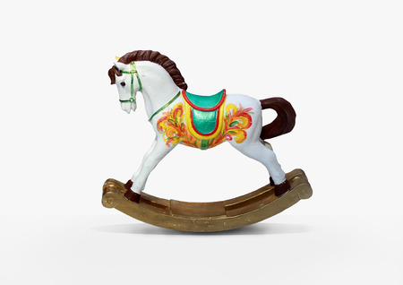 The horse, a toy for children.の写真素材