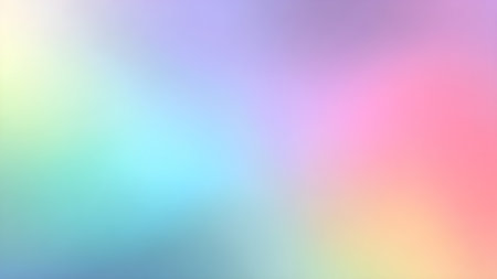 hologram blurred colorful gradient background. Abstract Aurora background with bokeh effect.の素材