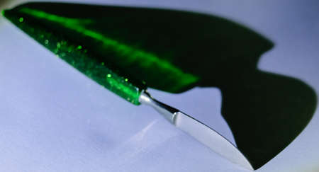 Emerald Cuticle Knifeの写真素材
