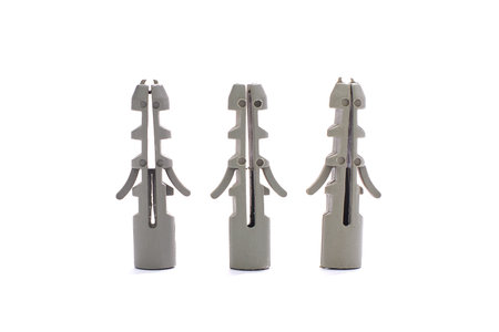 Fischer plastic for contract wall plug isolated image