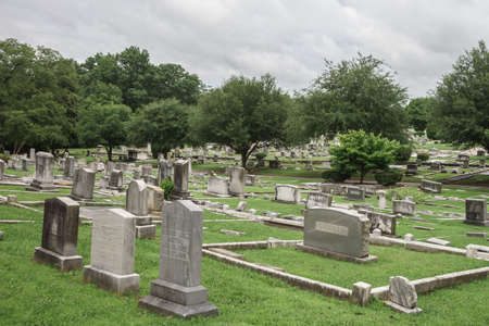 Historic Springwood Cemetery in Greenville, South Carolinaのeditorial素材