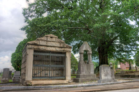Historic Springwood Cemetery in Greenville, South Carolinaのeditorial素材