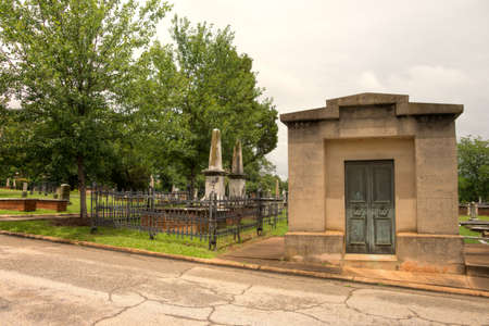 Historic Springwood Cemetery in Greenville, South Carolinaのeditorial素材