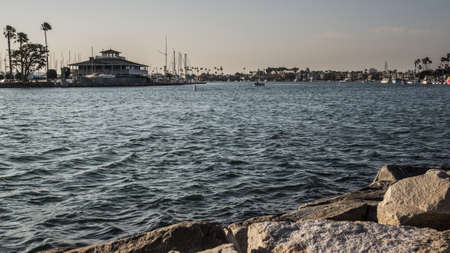 Alamitos Bay in Long Beachの写真素材