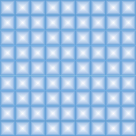 Blue and white geometric patternのイラスト素材