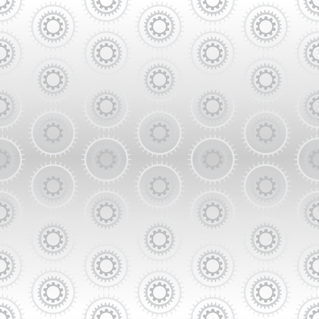 Vector seamless pattern with design gears for background or textureのイラスト素材