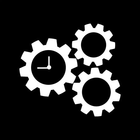 Time Management Icon. Flat Design. Business Concept.のイラスト素材