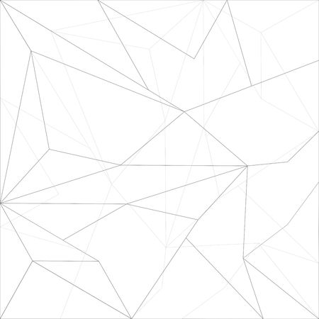 Wireframe polygonal abstract mesh.  Vector Polygon which consist of triangles. Geometric background in Origami style.のイラスト素材