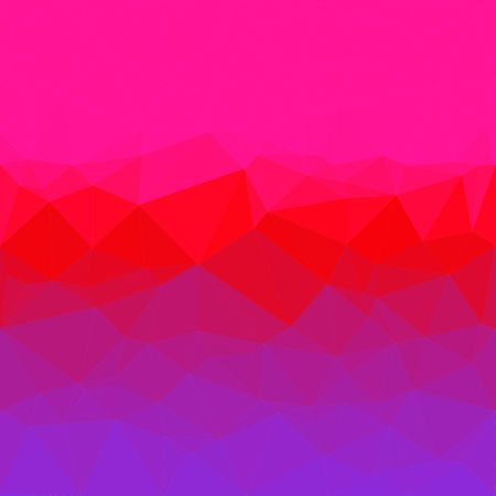 Abstract polygon background with red,purple and pink colors. Pattern composed of triangles.のイラスト素材