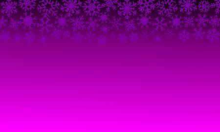 Christmas illustration with snowflakes on gradient background in pink colors. Vector graphic illustration.のイラスト素材