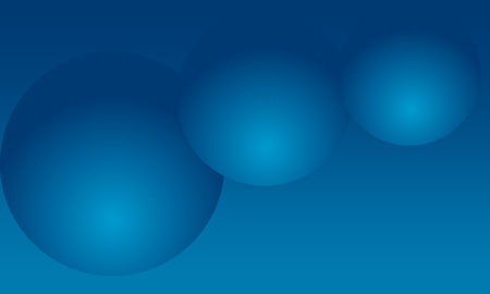 Abstract blue background with balls. Vector 3D graphic illustration.のイラスト素材