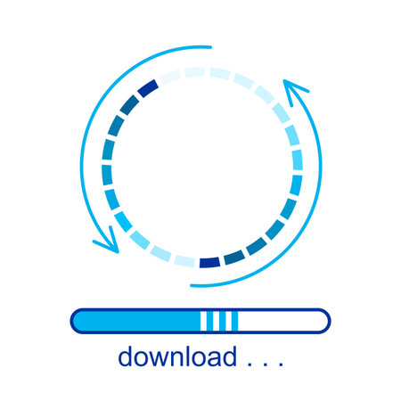 Flat icon for download. Vector graphic illustration.
