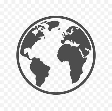 earth symbol iconのイラスト素材