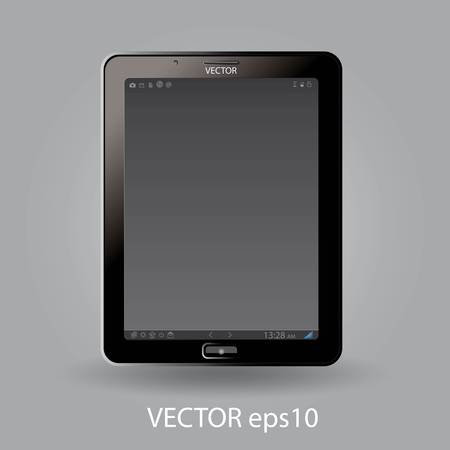 Touchscreen tablet のイラスト素材