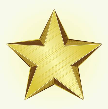 Golden Starのイラスト素材
