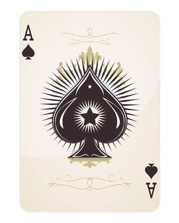 Spade Ace のイラスト素材