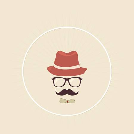 Hipster manのイラスト素材