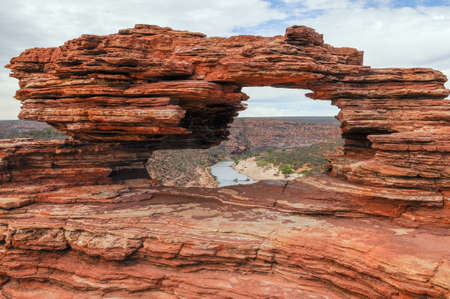 red rocks kalberry national park west australiaの写真素材