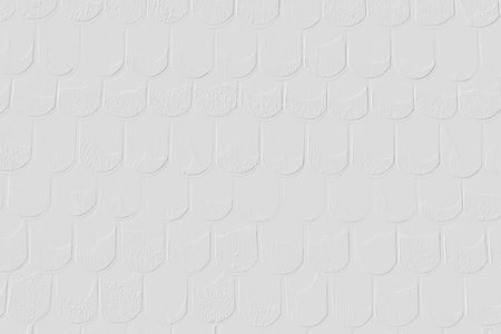 white background texture with wooden shinglesの写真素材