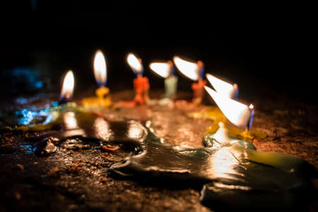 Candle Light Macroの写真素材