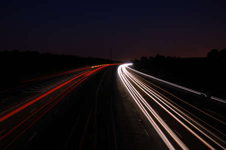 Motorway Traffic Flowの写真素材