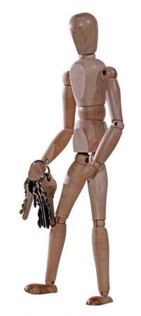 Mannie takes the keys from a friend who is drunkの写真素材